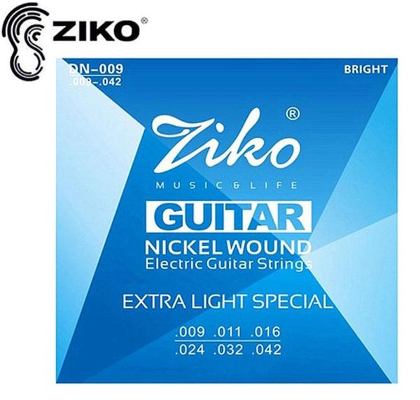 ZIKO 009042 DN009 Gitarrenzubehör für E-Gitarrensaiten, Spielgitarrenteile1551579