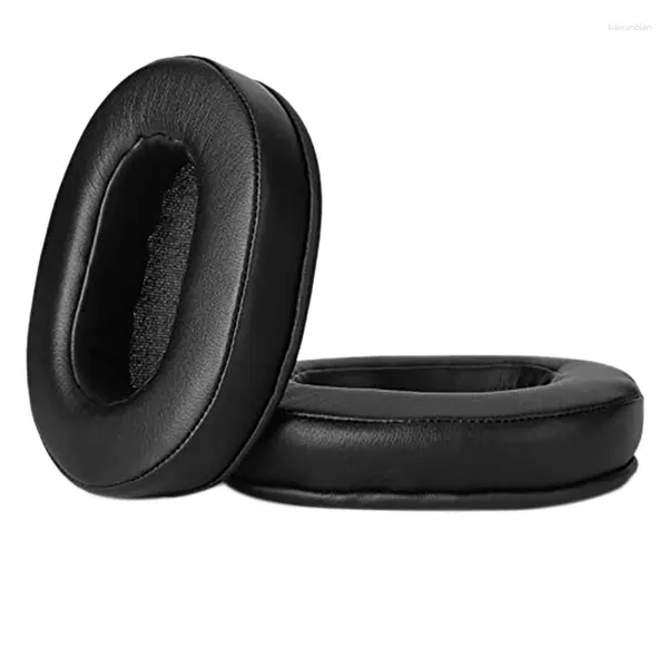 Colheres almofadas de ouvido espuma memória earpads capa almofadas substituição para ath m50x se encaixa áudio técnica m40x m30x m20 preto