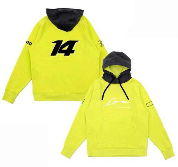 Apparel 2023 Yeni Hoodie Driver Jersey üniforma gevşek ceket formül 1 yarış takım elbise Erkek ve kadın hayranları giyim bahar sonbahar sweatshirt