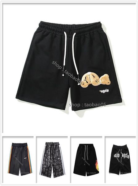 angel Men Shorts donna hot pants pile di alta qualità decapitato orso hip hop strada ricamo allentato Pantaloncini da spiaggia stampa di lettere Plus Size A0127557558