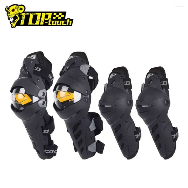 Armadura de motocicleta scoyco motocross joelheiras protetor e cotovelo equipamentos esportivos ao ar livre moto guarda