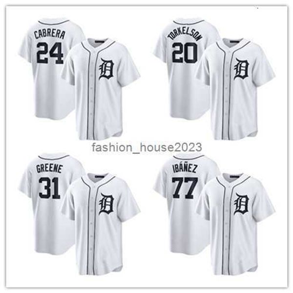 Kit maglia da baseball 2023 New Tigers 24# CABRERA 20# 31# 77#