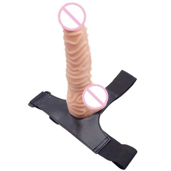 NXY Dildos Dongs Sex Products Strap su imbracatura regolabile Big Phallus Elastic Pants Dick Indossabile Enormi giocattoli sessuali del pene per donne Lesbica 240330