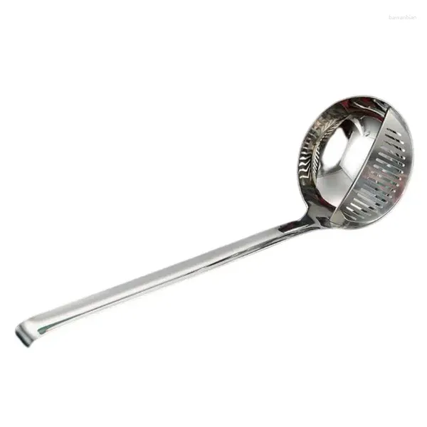 Cucchiai Mestolo In Acciaio Inox Pentola Cucchiaio Con Filtro Colino Manico Lungo Colino Skimmer Tagliatelle Paletta Cucina Stoviglie Cottura