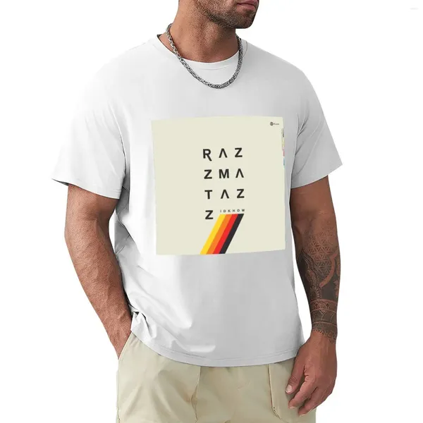 Polo da uomo RAZZMATAZZ - NON SO COME MA MI HANNO TROVATO T-shirt Blanks Top estivi T-shirt bianche da uomo