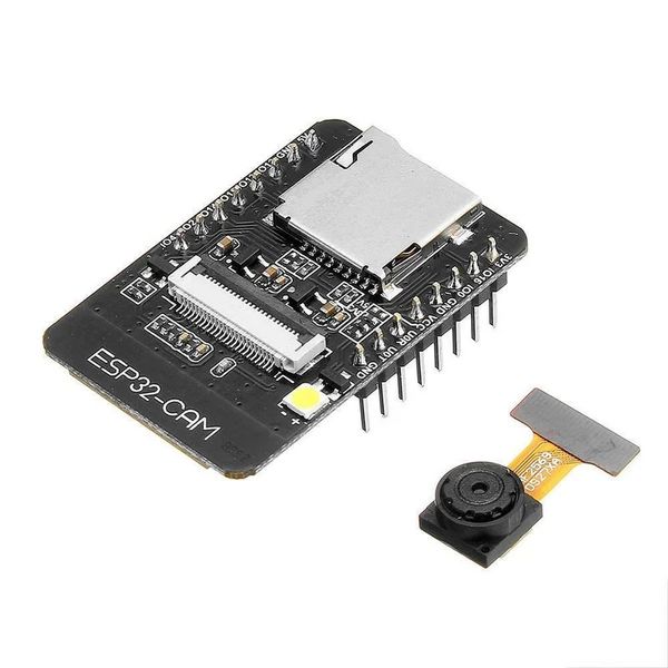 Новый 2024 ESP32-CAM WIFI Модуль ESP32 Serial to Wi-Fi ESP32 Плата разработки CAM 5V Bluetooth с OV2640 Camera Module2.Для ESP32-Cam Development