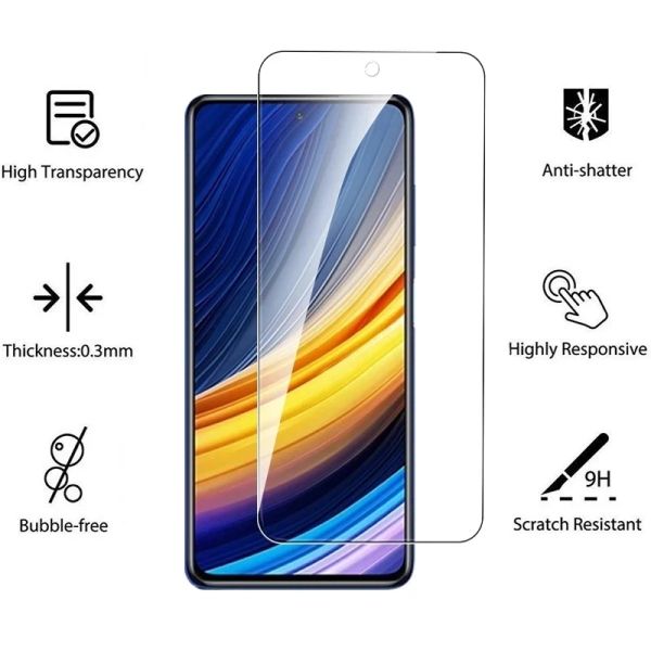 Запорочное стекло для Mi Poco x3 Pro NFC F3 M3 M4 GT Screen Protectors для Xiaomi Redmi Примечание 11 10 9 8 Pro 9S 10S 9T 9T 9A 9C Glass