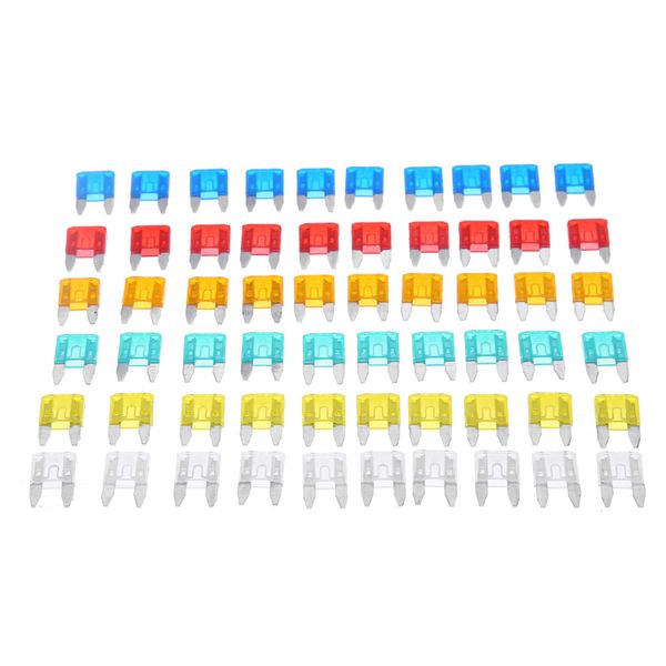 60/120/180pcs Auto Car Truck Mini Sicherungsklinge 5a 10a 15a 20a 25a 30a gemischtes Set Kit