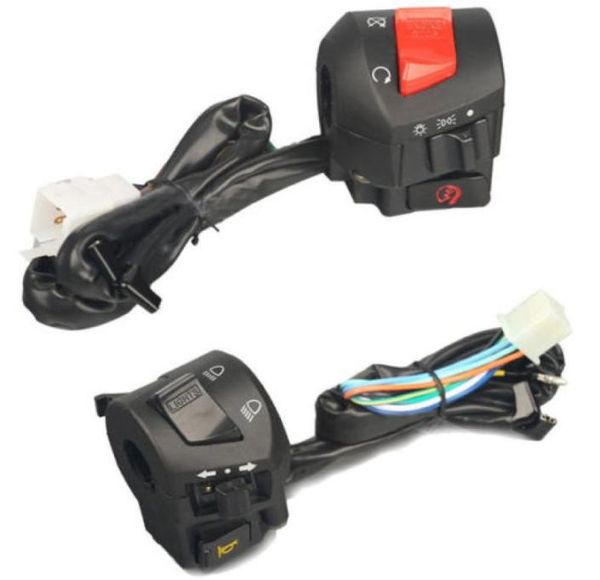 78039039 22MM Motocicleta Guiador Buzina Turn Signal Interruptor de Controle da Lâmpada Wonderful6065460