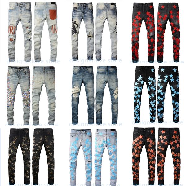 jeans firmati da uomo skinny designer jeans da donna denim con cerniera pantaloni vintage neri abbigliamento donna streetwear zip di lusso jeans strappati grigi star pant plus size 28 30