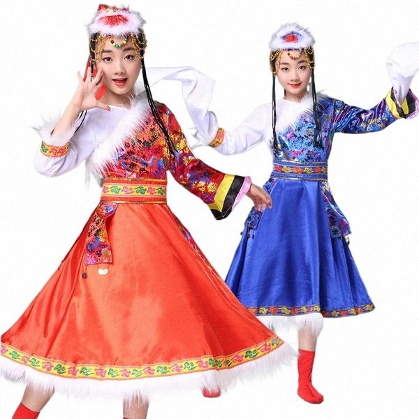 roupas de desempenho natial russo para crianças roupas de dança folclórica moderna para meninas e meninos dança chinesa dr crianças Z5Lj #