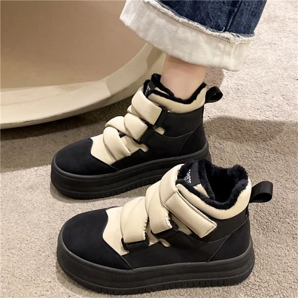 Flats Casual Woman Schuh Herbst Clogs Plattform Wedge Korb 2022 Runde Zeh Neue Herbst Retro Winter Creepers Sport Laceup Pvc Rom Pu Le Leer