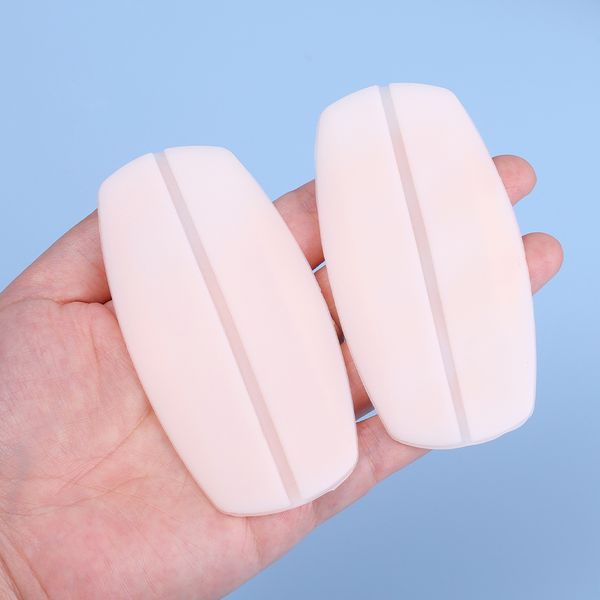 1Pair Roupa índia macia pastilhas de silicone tiras de sutiã Anti-deslizamento Creles de lingerie Chops