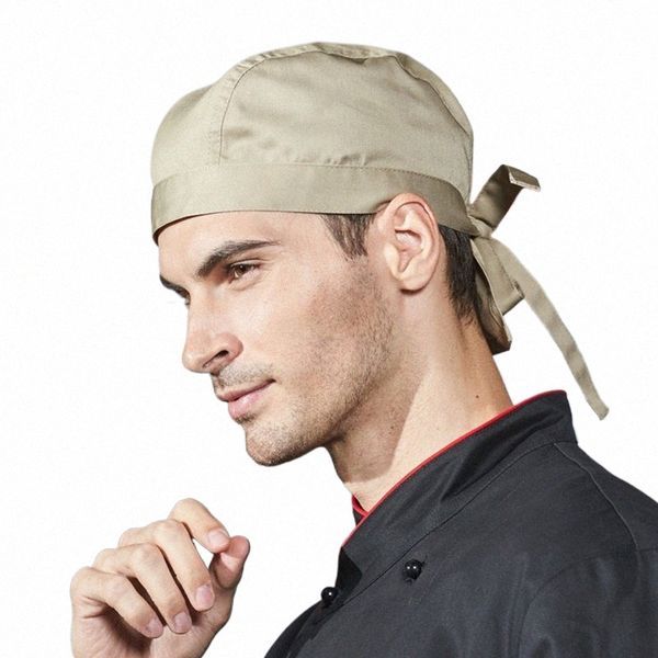 Cappello pirata di alta qualità Chef Hat Hat Hotel Restaurant Cante Bakery Cappelli da cucina Cappello W3HS#