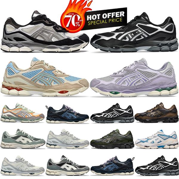 NYC Running Shoes Homens Mulheres Branco Ostra Cinza Folha Rock Escondido NY Preto Vermelho Verde Esportes Ao Ar Livre Ass Sapatilhas Treinadores 36-45 Acs