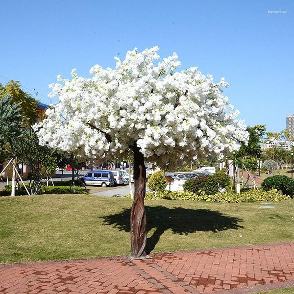 Fiori decorativi Artificiale Fiore di ciliegio Albero Grande decorazione paesaggistica Casa El Ristorante Matrimonio