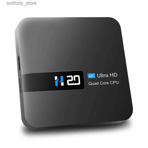 Set-Top-Box, 4K-High-Definition-Media-Player, Sprachassistent, intelligente TV-Box, geeignet für Android 10.0, 3D-Player, Surround-Sound, Zuhause, Q240331