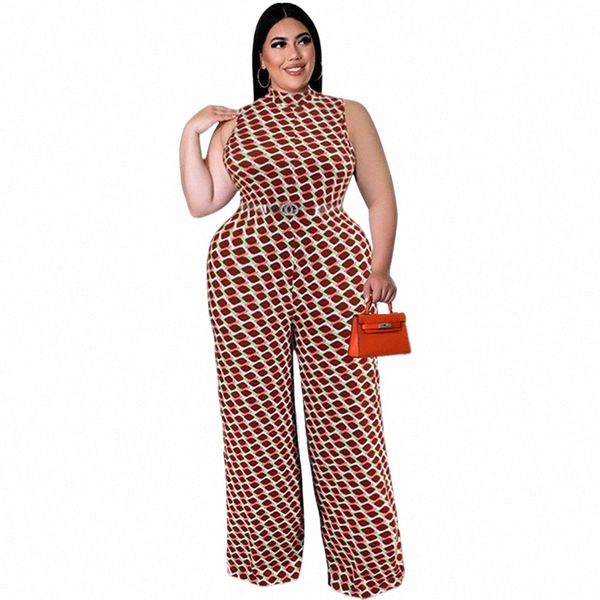 Wmstar Plus Größe Frauen Overall Sommer Kleidung Plaid Print mit Gürtel Städtischen Freizeit Shirts Bodysuit Neue Großhandel Dropship w34M #