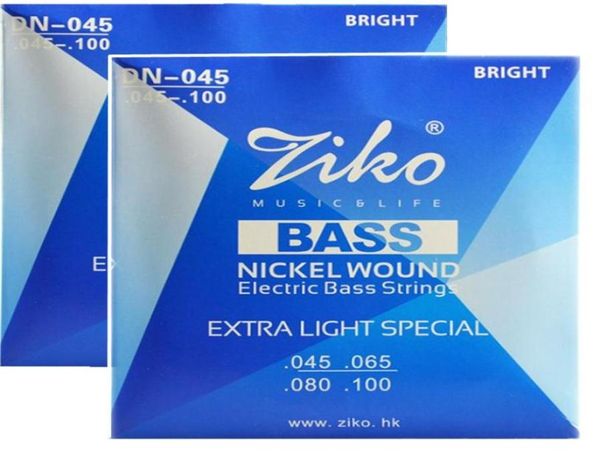 2setslot ZIKO DN045 Corde per basso elettrico Strumenti musicali Accessori Parti per chitarra9424707