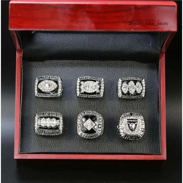 57 Stück 1966 bis 2023 American Football Super Bowl Team Champions Championship Ring Souvenir Männer Fan Souvenir Geschenk Großhandel 2024 299