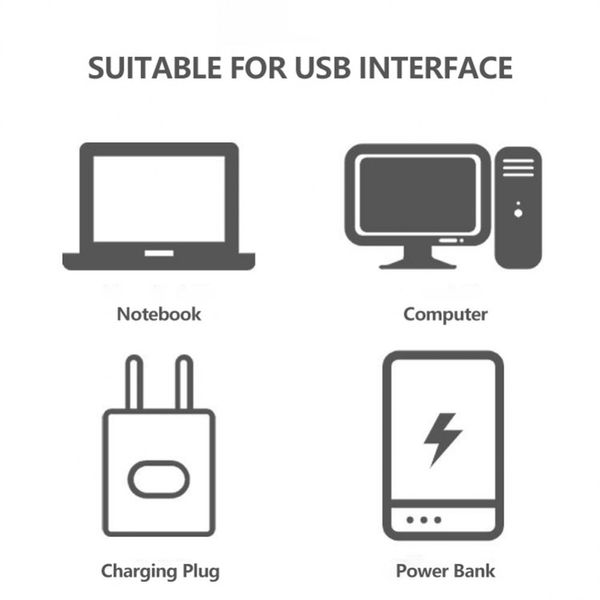 1pc Led Lamp Mini Portable USB DC 5V 3/8LEDS Bright Night Mobile Power Olluminant Source Source Bank Bank Appliance.