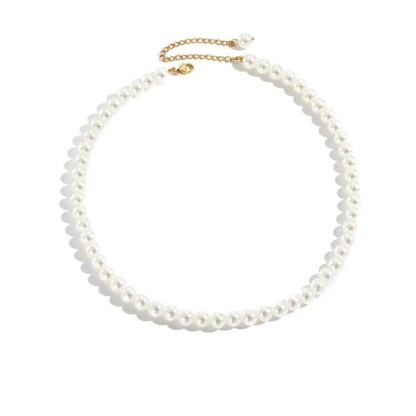 Роскошное короткое жемчужное ожерелье, свадебный подарок для влюбленных, дизайнерские украшения для невесты с ожерельями из бисера, натуральный пресноводный жемчуг