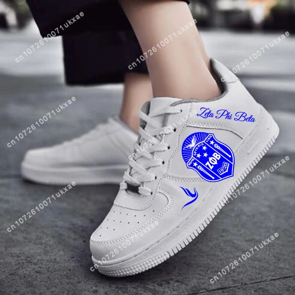 Scarpe zeta sorority zpb 1920 af basket da maschi da donna sport di alta qualità phi beta piatti forti forze sneakers allacciata in mesh scarpa personalizzata