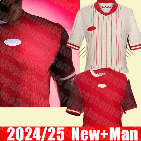 Nuovo 2024 casa lontano Canada Maglie di calcio nazionale 24 25 GROSSO CAVALLINI HOILETT SINCLAIR DAVIES J.DAVID maglia da calcio Coppa Sudamericana Squadra nazionale