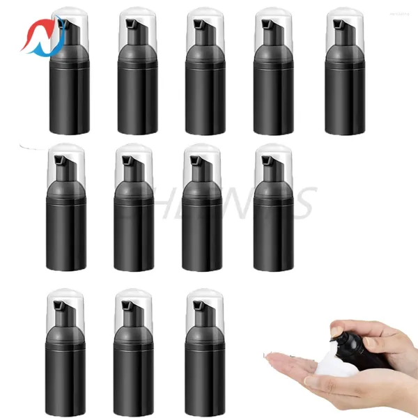 Vorratsflaschen 12 Stück 1 Unze 30 ml Schaumseife Pumpflasche (15 Stück) Mini-Flaschenspender für nachfüllbares Reise-Flüssigkeitsshampoo Wimpernreiniger