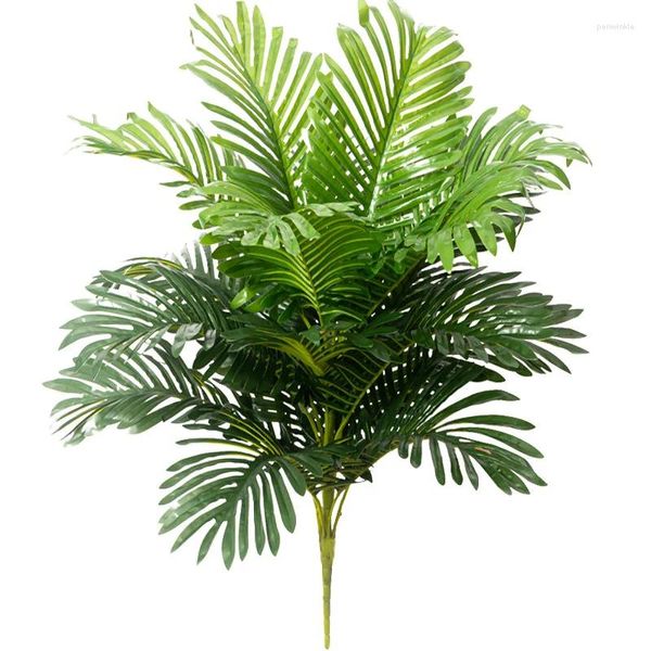 Fiori decorativi Palma artificiale tropicale Grande pianta finta Seta Ramo di cocco Camera familiare Decorazione natalizia fai da te 75 cm