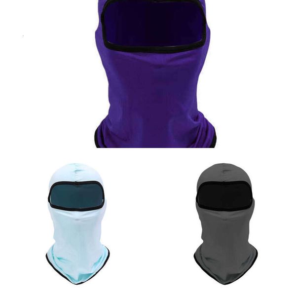 Обновленная уличная велосипедная маска для мужчин, солнцезащитная маска из ледяного шелка, дышащая маска, защита лица, шлем, внутренняя подкладка, шляпа, мотоциклетная Балаклава