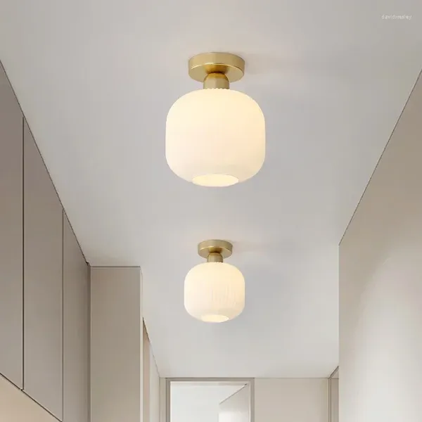 Luzes de teto modernas led leite branco luz para sala estar cozinha quarto corredor entrada estudo tom simples iluminação interior
