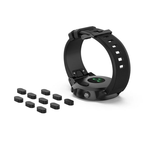 10 PCS/Garmin Fenix ​​7 7x Pro 6x Pro 5 5x için Toz Durdurucu Plus Epix Pro Gen 2 Şarj Portu Toz Kapağı Kapağı Anti Dut Fiş