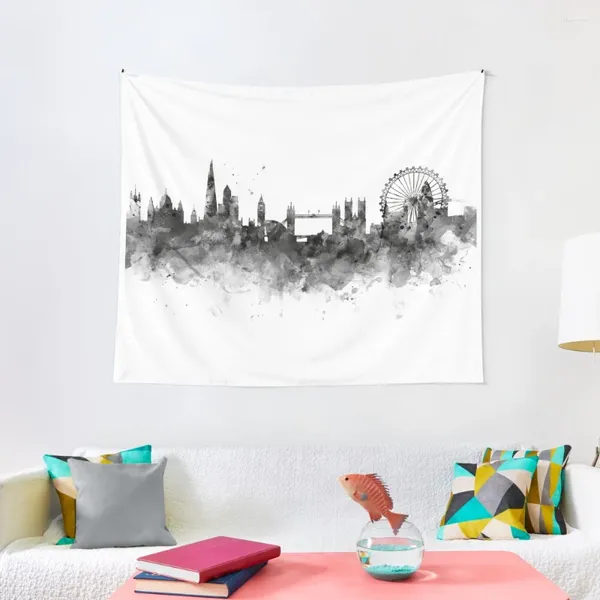 Wandteppiche, Wandteppich „London Skyline“, ästhetische Raumdekoration, Zuhause und Komfort