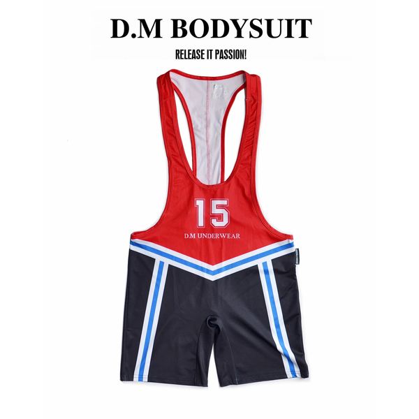 Roupa interior esporte wrestling espartilho bodysuit masculino shapewear elasticidade homem festa terno 240327