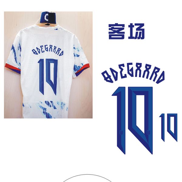 Stampa 2024 #10 HAALAND NAMESET Personalizza qualsiasi toppa da calcio con nome e numero