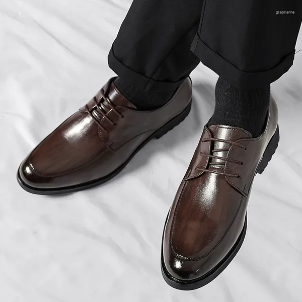 Scarpe casual Comode scarpe a punta maschili classiche da uomo Calzature da matrimonio Oxford eleganti