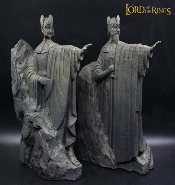 Herr der Ringe-Spielzeug, die Argonath-Handwerks-Actionfigur, die Hobbit-Figuren, das Tor der Könige, Statue, Spielzeugmodell, Bücherregale, Geschenk 1696556