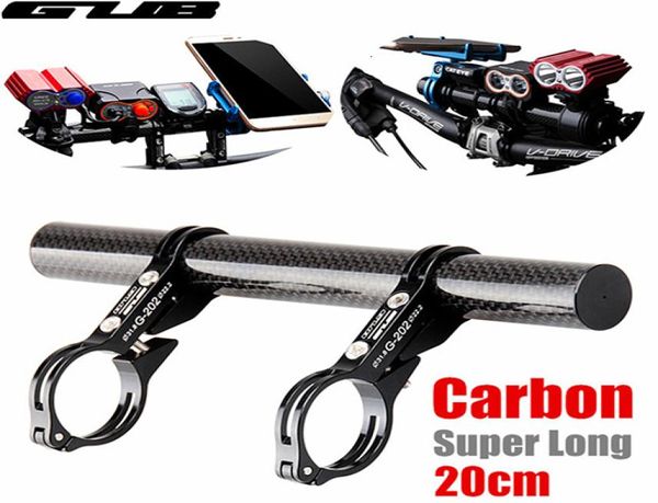 Gub titular mtb bicicleta guia de ciclo extensor suporte de montagem de bicicleta com tubo de fibra de carbono estender suporte da lâmpada 4679489