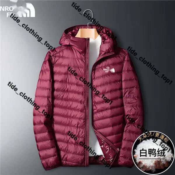 Piumino Northface Giacca The Nort Face Piumino Giacca Canada Parka Cappotti Finitura idrorepellente Cappuccio ripiegabile Giacca invernale The Noth Face Giacca Moncleir 974