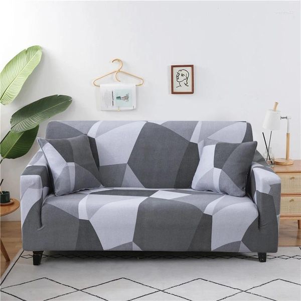 Stuhlhussen Stretch Plaid Sofa Schonbezüge Passgenauer Möbelschutz Bedruckter Bezug Stilvolle Stoffcouch 1/2/3/4-Sitzer