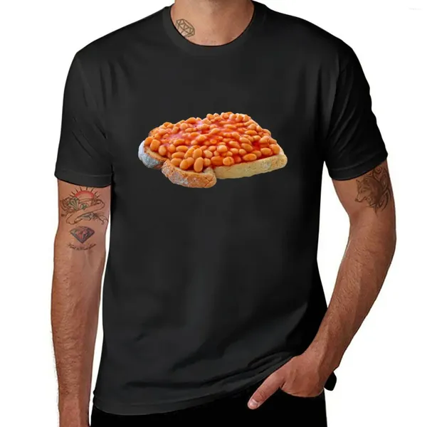 Regatas masculinas Bean On Toast Camiseta Meninos Brancos Alfândega Camisetas Masculinas Pacote de Camisetas Gráficas