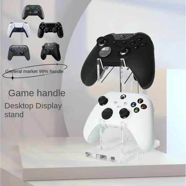 Piatti decorativi Espositore per controller di gioco in acrilico a doppio strato PS4 PS5 Supporto universale per Xbox Decorazioni per la casa
