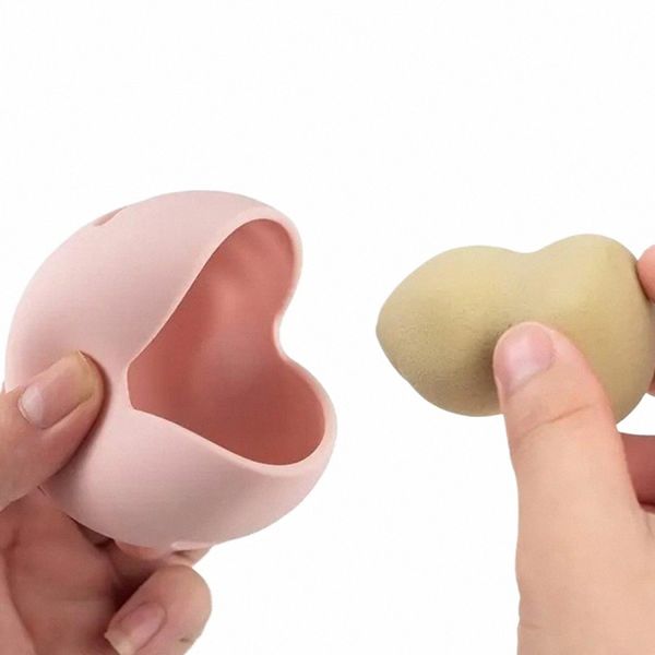 1 pc Uso Seco / Molhado Viagem Protable Maquiagem Spges Holder Box Silice Multi-Hole Cosmetic Puff Beauty Egg Storage Box Eazy Carry l16A #