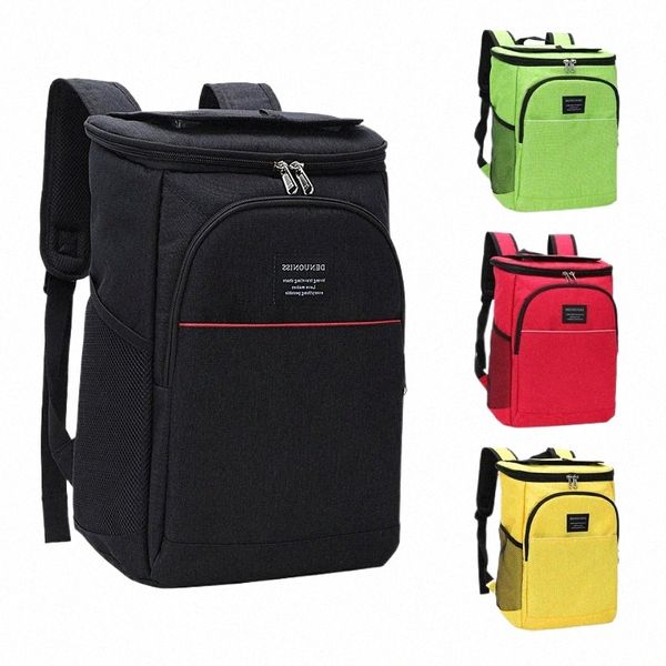 20l Dose Kühltaschen mit Korkenzieher Auslaufsicherer Bier-Kühlrucksack Outdoor-Picknick Tragen Sie Mahlzeiten Thermotasche für Fitn Lunch Box New h4EY #