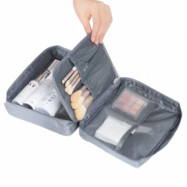 Borsa di stoccaggio Comestic di grande capacità Detergente viso portatile Custodia per crema per il viso Donna Prodotti per la cura della pelle Organizzatore Forniture di viaggio 99xX #