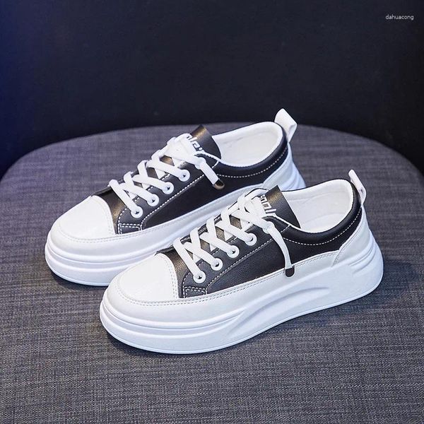 Scarpe casual da donna versione coreana sneakers sportive con piattaforma per Zapatos De Mujer piatto bianco da corsa vulcanizzato da donna 40