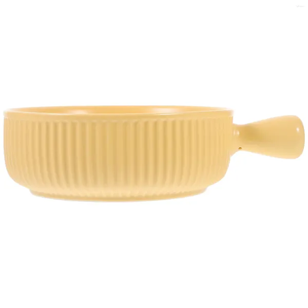 Ciotole Ciotola per formaggi Zuppa Pentola in ceramica Conservazione Vassoio da forno decorativo Ceramica per piatto da cucina portatile per bambini