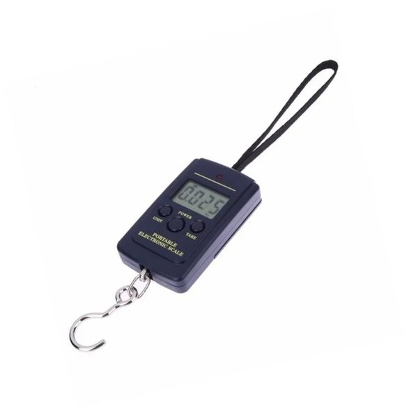 2024 Multifunktional Mini 40 kg/10g elektronische Hanging -Fischereigepäck Balanca Tragbares digitales Handy Taschengewicht Hakenskala für Mini