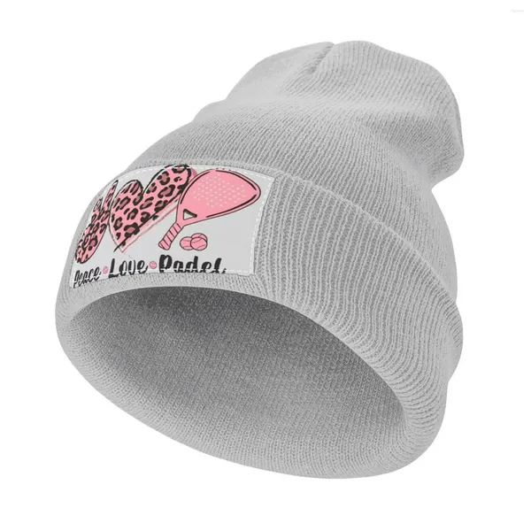 Beralar Barış Aşk Padel Mom I Kadın Sevgililer Günü Hediye Örme Şık Damla Kadın Şapkaları 2024 Erkekler